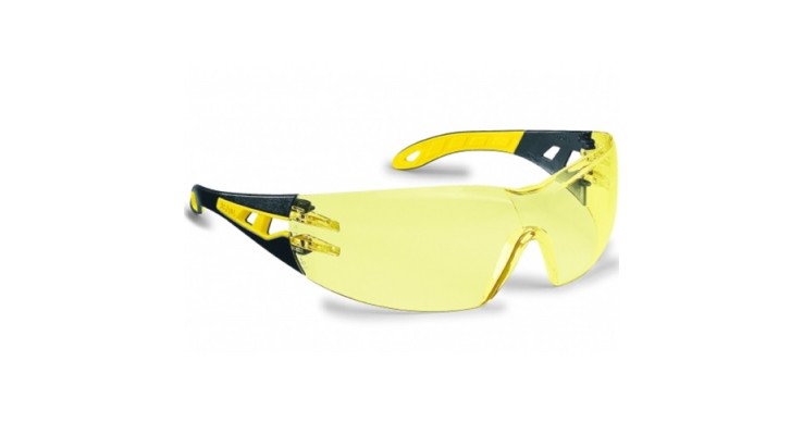 Uvex Pheos 9192-385 Sarı Lens İş Güvenliği Gözlüğü