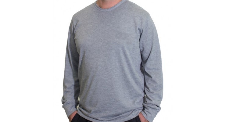 Alev Kesici Sweatshirt Yanmayı Geciktirilmiş Sweatshirt Gri